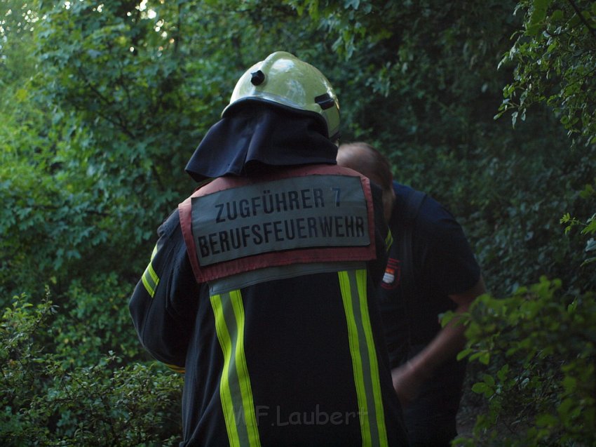 Person ertrunken Baggerloch Koeln Porz Gremberghoven Schwarzer Weg P096.JPG